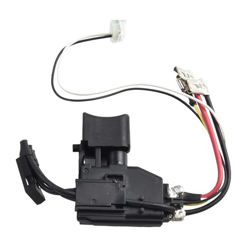 ZAMETTER Switch Trigger 632F27-4 Professional Switch Trigger Cordless Screwdriver Components 6507545 650754 Power Tool Switches Assembly for DDF482 DHP482 Models Power Tool Accessory von ZAMETTER