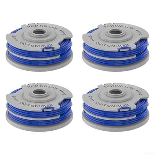 ZAMETTER Trimmerspule, 1,65 mm, Nylon, Rasentrimmer, Spulenschnur, kompatibel mit FL289 System Contour 500 Power Trims 500 Multi Trim 250D 300D (4 Stück) von ZAMETTER