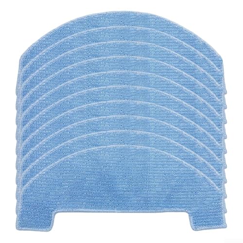 ZAMETTER Wischtuch-Set für Honor Choice Roboterreiniger M1, selbstentleerender Roboter-Staubsauger, waschbar, wiederverwendbar, Mikrofaser-Pads, Tücher für harte Bodenreinigung (10 Stück) von ZAMETTER