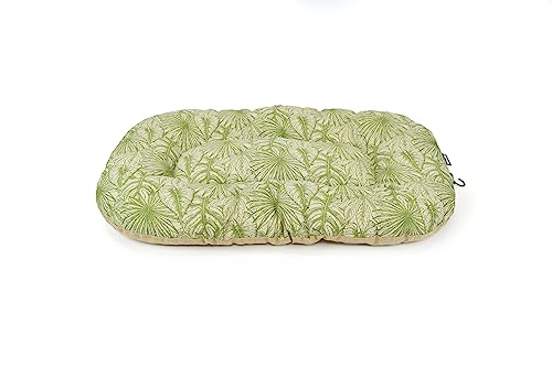 ZAMIBO AASUP Kissen, Baumwolle, Polyester, oval, 85 x 50 cm, Saygon Grün von ZAMIBO