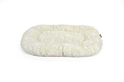 ZAMIBO Kissen, Baumwolle, Polyester, oval, 100 x 60 cm, Saygon Beige von ZAMIBO