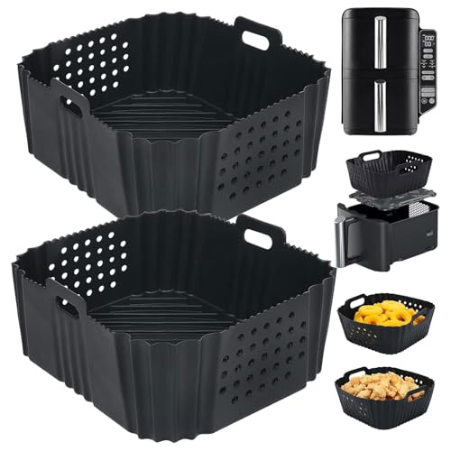 2 Stück Silikonform HeißLuftfritteuse Zubehör Luft Frittierpolster Silikonluft Frittierkorb Luft Frittierschale Multifunktionales Silikonkochwerkzeug Zum Kochen 2 Stück Silikonform HeißLuftfritteuse Zubehör Luft Frittierpolster Silikonluft Frittierkorb Luft Frittierschale Multifunktionales Silikonkochwerkzeug Zum Kochen von ZANGWAGRU
