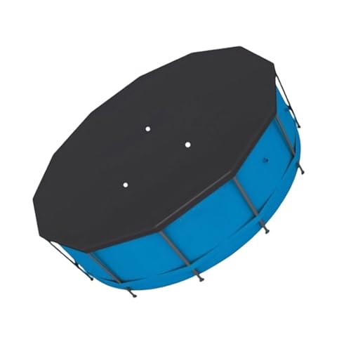 ZANGWAGRU Poolabdeckung Rund, Swimming Pools Covers, Pool Abdeckung, Poolplane, Poolabdeckplane,Abdeckplane Pool, Pool Plane Für Oberirdische Pools Winddichte Robuste Poolplane Für Aufstellbecken von ZANGWAGRU