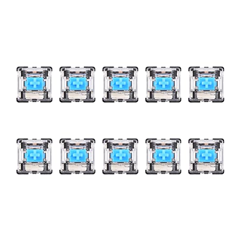 ZANGWAGRU 10pcs/Mechanische Tastaturschalter Blau 3Pins Für Kirschmxschalter Einstellen von ZANGWAGRU