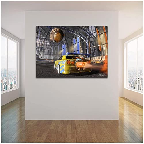 ZANNZA Poster Und Gedruckte 60 * 90cm Rocket Leagues Poster Decorazione Soggiorno Camera da letto Pittura Senza Cornice von ZANNZA