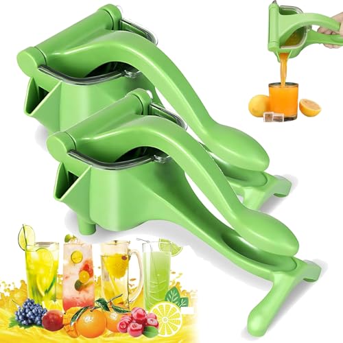 ZANWANXIN Cubiccredit Manual Juice Squeezer, 2025 New Heavy Duty Squeeze Juice Extractors, Green Manual Juicer Portable Lightweight Squeezer Extractor Homes (2pcs) von ZANWANXIN