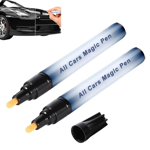 ZANWANXIN Magic Car Scratch Pen, All Cars Magic Pen for Car Scratches, Magic Car Scratch Removal Pen, Waterproof and Wear-Resistant, Not Easy to Fade for All Vehicles (2, pcs) von ZANWANXIN