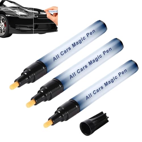 ZANWANXIN Magic Car Scratch Pen, All Cars Magic Pen for Car Scratches, Magic Car Scratch Removal Pen, Waterproof and Wear-Resistant, Not Easy to Fade for All Vehicles (3, pcs) von ZANWANXIN