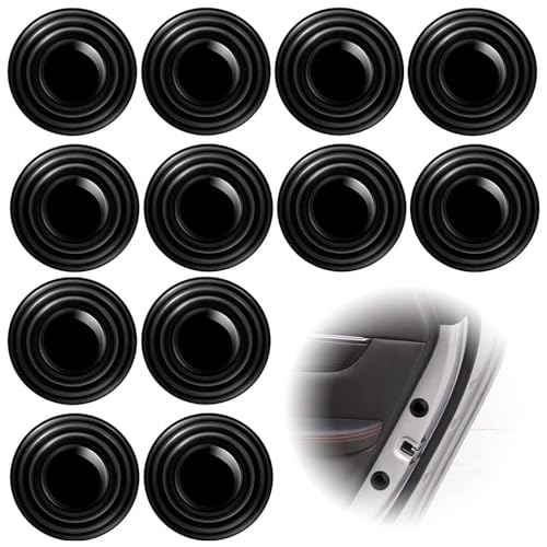 ZAPORA 12 Stück Auto Tür Stoßdämpfer für Audi A6 S6 Sedan Avant 4A 4B 4F 4G C4 C5 C6 C7 C8 Autotür Schallschutzaufkleber Türkantenschutz Stoßdämpfer Kissen Aufkleber von ZAPORA
