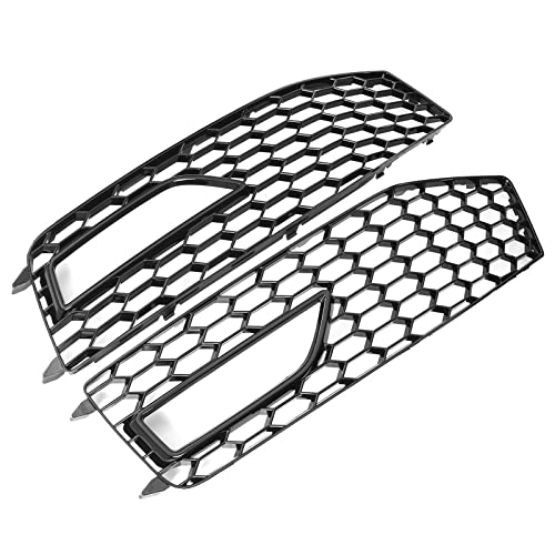 ZAPORA Auto Styling Auto Nebelscheinwerfer Kühlergrill Nebelscheinwerfer Stoßstange Gitter Grill Für Audi A4 B8.5 S-line S4 2013-2015 Autoteile von ZAPORA