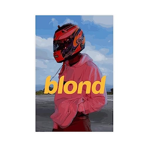 ZAPORA Frank Ocean Poster Blond Art Poster Leinwand Poster Schlafzimmer Dekor Sport Landschaft Büro Zimmer Dekor Geschenk ungerahmt 30 x 45 cm von ZAPORA