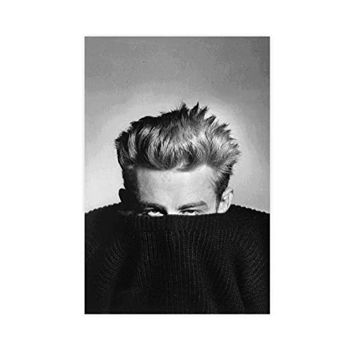 ZAPORA James Dean Poster auf Leinwand, Wandkunst, Dekordruck, Bild, Gemälde für Wohnzimmer, Schlafzimmer, Dekoration, ungerahmt, 20 x 30 cm von ZAPORA