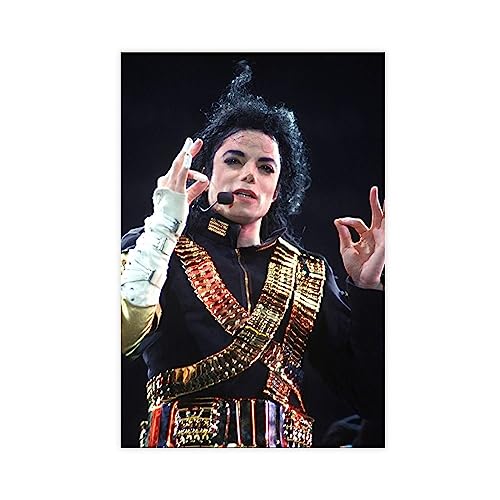 ZAPORA Michael Jackson 3 Leinwandposter Schlafzimmer Dekor Sport Landschaft Büro Zimmer Dekor Geschenk Unrahmen-Stil 40 x 60 cm von ZAPORA