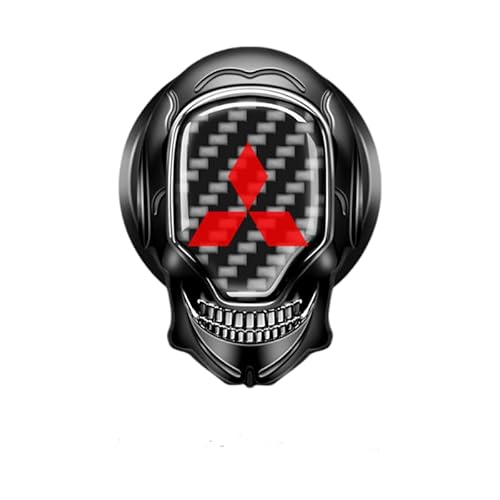 ZAPORA Motor-Stop Druckknopf Abdeckung Aufkleber Passt für Mitsubishi Lancer ASX Pajero I200 Ralliart Outlander Galant Auto One Button Startknopf Aufkleber Zündung Taste Dekor Interieur Zubehör von ZAPORA