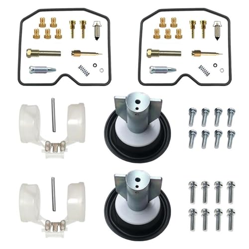 ZAPORA Motorteile Vergaser-Reparatursatz Kolbenmembran Und Schwimmerteile Für Kawasaki GPZ 500 GPZ500S 1987-2003 GPZ500 EX500 A/D(Style 1) von ZAPORA