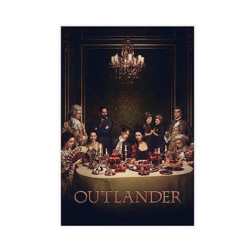 ZAPORA Outlander Filmposter 2 Leinwand Poster Wandkunst Dekor Druck Bild Gemälde für Wohnzimmer Schlafzimmer Dekoration ungerahmt 60 x 90 cm von ZAPORA