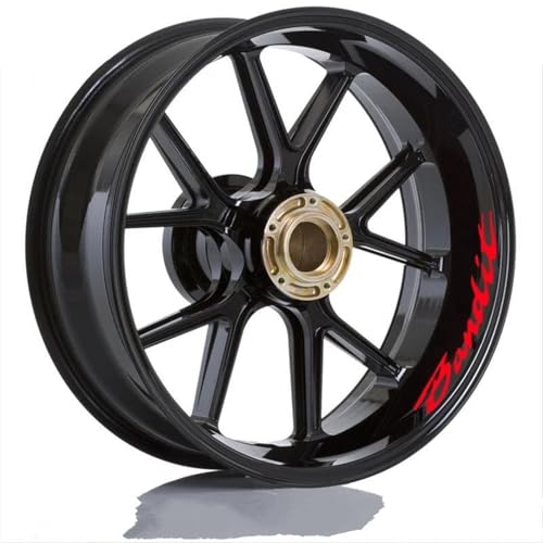 ZAPORA Roller Motorrad Rad Aufkleber Innerer Rand Reflektierende Schutz Aufkleber Dekorative Film Für Suzuki Für Bandit 650 S SX GSF600S Randaufkleber(Color16) von ZAPORA