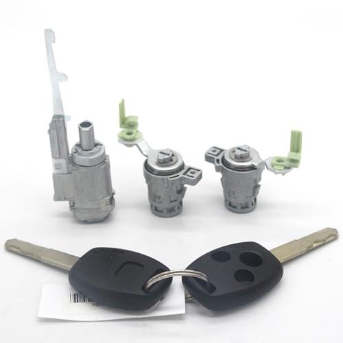 BAPYVET SET SCHLOSS ZÜNZENEINSATZ ZÜNSTIGER SCHLOSS MIT 2 SCHLÜSSELN CRV 2003-2006 Türschloss Reparatursatz (3-Button Keys) von ZAPYVET