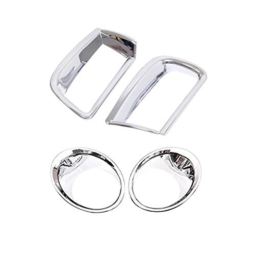 ZAPYVET ABS Chrom Front und Rear Fog Lights Cover Trim Decorative Frame for Toyota for Land Cruiser Prado FJ150 2014-2016 Fog Light Trim ZAPYVET ABS Chrom Front und Rear Fog Lights Cover Trim Decorative Frame for Toyota for Land Cruiser Prado FJ150 2014-2016 Fog Light Trim von ZAPYVET