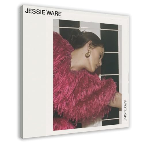 ZAQMKOL Jessie Ware Spotlight (Bearbeiten) – Einzelalbum-Poster, Leinwand-Poster, Schlafzimmer, Dekoration, Landschaft, Büro, Raumdekoration, Geschenk, 60 x 60 cm von ZAQMKOL
