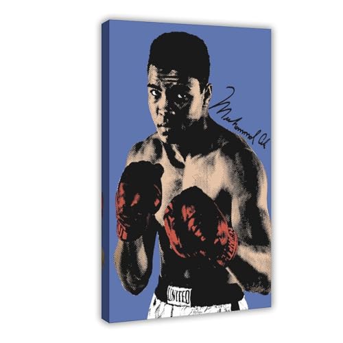 ZAQMKOL Poster, Motiv: Boxer Muhammad Ali (12), Leinwand-Poster, Schlafzimmerdekoration, Landschaft, Büro, Raumdekoration, Geschenk, 40 x 60 cm von ZAQMKOL