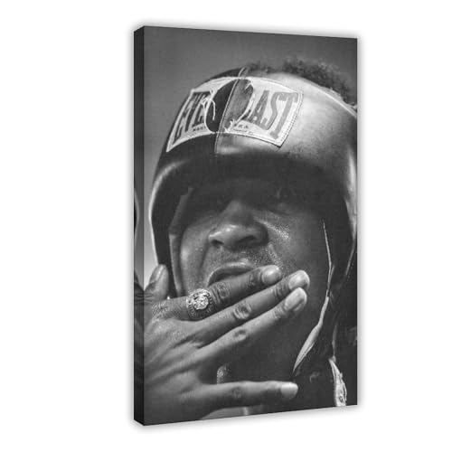 ZAQMKOL Poster, Motiv: Boxer Muhammad Ali (28) auf Leinwand, Wandkunst, Dekordruck, Bild Gemälde für Wohnzimmer, Schlafzimmer, Dekoration, 20 x 30 cm von ZAQMKOL
