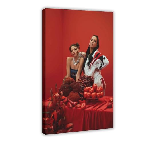 ZAQMKOL Poster "Nina Chuba" (24) auf Leinwand, Wandkunst, Dekordruck, Bild, Gemälde für Wohnzimmer, Schlafzimmer, Dekoration, 20 x 30 cm von ZAQMKOL