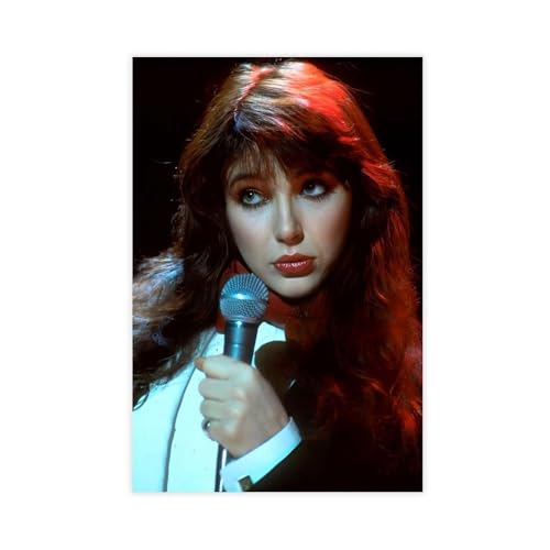 ZAQMKOL Poster "Sängerin Kate Bush", Leinwandposter, Wandkunst, Dekordruck, Gemälde für Wohnzimmer, Schlafzimmer, Dekoration, 40 x 60 cm, 25 Stück ZAQMKOL Poster "Sängerin Kate Bush", Leinwandposter, Wandkunst, Dekordruck, Gemälde für Wohnzimmer, Schlafzimmer, Dekoration, 40 x 60 cm, 25 Stück von ZAQMKOL