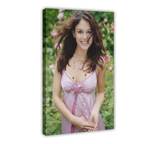 ZAQMKOL Poster "Schauspieler", Rachel Bilson, Leinwandposter, Wandkunst, Dekordruck, Bild Gemälde für Wohnzimmer, Schlafzimmer, Dekoration, 40 x 60 cm von ZAQMKOL
