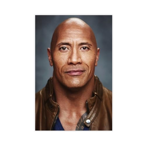 ZAQMKOL Poster "Schauspieler Dwayne Johnson" (15) auf Leinwand, Wandkunst, Dekordruck, Bild Gemälde für Wohnzimmer, Schlafzimmer, Dekoration, 40 x 60 cm von ZAQMKOL