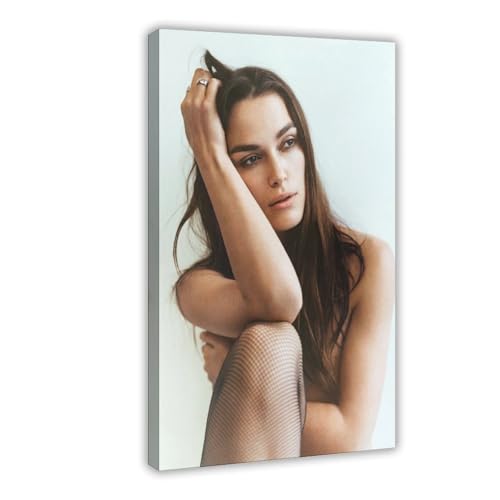 ZAQMKOL Poster "Schauspieler Keira Knightley" (10), Leinwand-Poster, Schlafzimmerdekoration, Landschaft, Büro, Raumdekoration, Geschenk, 60 x 90 cm von ZAQMKOL