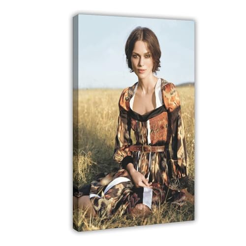 ZAQMKOL Poster "Schauspieler Keira Knightley" (16), Leinwand-Poster, Schlafzimmerdekoration, Landschaft, Büro, Raumdekoration, Geschenk, 50 x 75 cm von ZAQMKOL