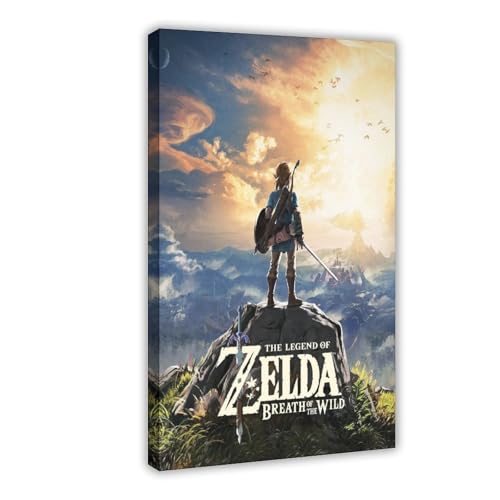 ZAQMKOL Poster "The Legend of Zelda" (1) Leinwandposter, Wandkunst, Dekordruck, Bild Gemälde für Wohnzimmer, Schlafzimmer, Dekoration, 40 x 60 cm von ZAQMKOL