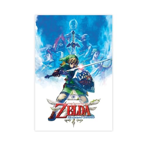 ZAQMKOL Poster "The Legend of Zelda" (11), Leinwand-Poster, Schlafzimmerdekoration, Landschaft, Büro, Raumdekoration, Geschenk, 40 x 60 cm von ZAQMKOL