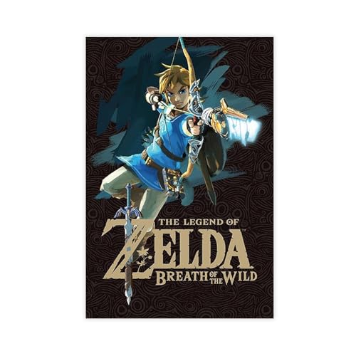ZAQMKOL Poster "The Legend of Zelda" (15), Leinwand-Poster, Schlafzimmerdekoration, Landschaft, Büro, Raumdekoration, Geschenk, 20 x 30 cm von ZAQMKOL