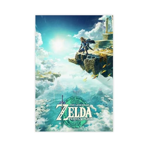 ZAQMKOL Poster "The Legend of Zelda" (18), Leinwand-Poster, Schlafzimmerdekoration, Landschaft, Büro, Raumdekoration, Geschenk, 20 x 30 cm von ZAQMKOL