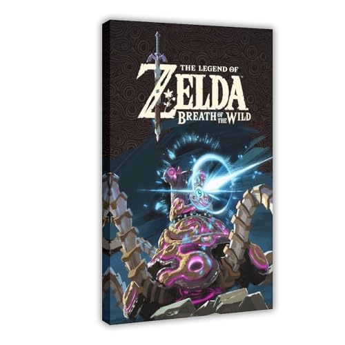 ZAQMKOL Poster "The Legend of Zelda" (23), Leinwand-Poster, Schlafzimmerdekoration, Landschaft, Büro, Raumdekoration, Geschenk, 60 x 90 cm von ZAQMKOL