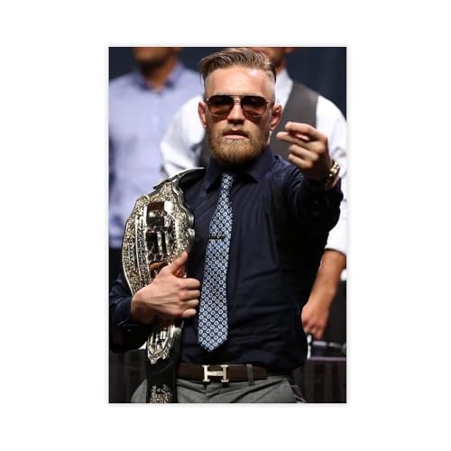 ZAQMKOL Poster auf Leinwand, Motiv: Boxer Conor McGregor, Schlafzimmer, Landschaft, Büro, Raumdekoration, Geschenk, 40 x 60 cm, 16 Stück ZAQMKOL Poster auf Leinwand, Motiv: Boxer Conor McGregor, Schlafzimmer, Landschaft, Büro, Raumdekoration, Geschenk, 40 x 60 cm, 16 Stück von ZAQMKOL