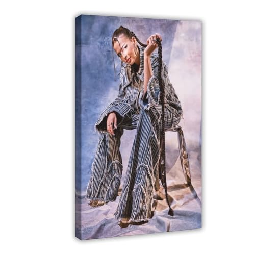 ZAQMKOL Poster mit Nina Chuba (15), Leinwand-Poster, Schlafzimmerdekoration, Landschaft, Büro, Raumdekoration, Geschenk, 30 x 45 cm von ZAQMKOL
