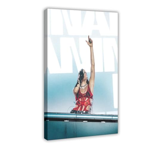 ZAQMKOL Poster mit Nina Chuba (29) auf Leinwand, Schlafzimmer, Dekoration, Landschaft, Büro, Raumdekoration, Geschenk, 60 x 90 cm von ZAQMKOL