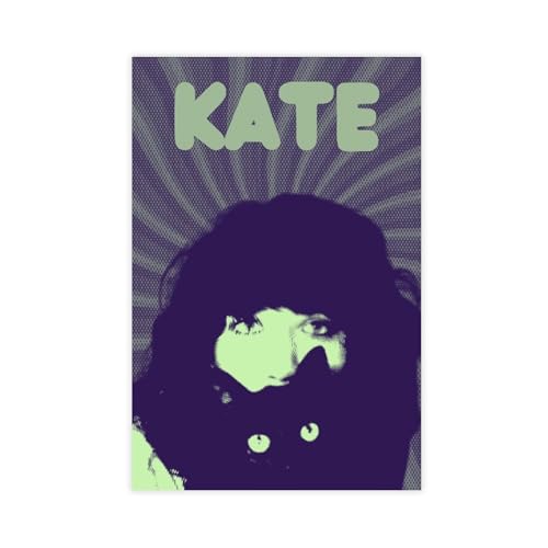 ZAQMKOL Poster mit Sängerin Kate Bush (11), Leinwandposter, Wandkunst, Dekordruck, Bild Gemälde für Wohnzimmer, Schlafzimmer, Dekoration, 40 x 60 cm von ZAQMKOL