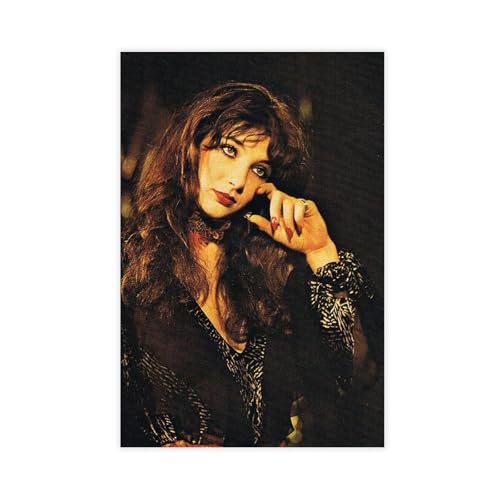 ZAQMKOL Poster mit Sängerin Kate Bush (18) auf Leinwand, Wandkunst, Dekordruck, Bild Gemälde für Wohnzimmer, Schlafzimmer, Dekoration, 20 x 30 cm von ZAQMKOL