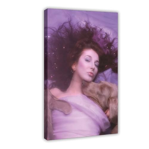 ZAQMKOL Poster mit Sängerin Kate Bush (21) auf Leinwand, Wandkunst, Dekordruck, Bild Gemälde für Wohnzimmer, Schlafzimmer, Dekoration, 20 x 30 cm von ZAQMKOL