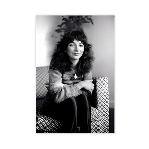 ZAQMKOL Poster mit Sängerin Kate Bush (22) auf Leinwand, Schlafzimmer, Dekoration, Landschaft, Büro, Raumdekoration, Geschenk, 60 x 90 cm von ZAQMKOL