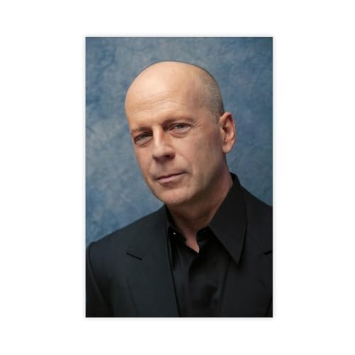 ZAQMKOL Poster mit Schauspieler Bruce Willis (14) auf Leinwand, Schlafzimmer, Dekoration, Landschaft, Büro, Raumdekoration, Geschenk, 30 x 45 cm von ZAQMKOL