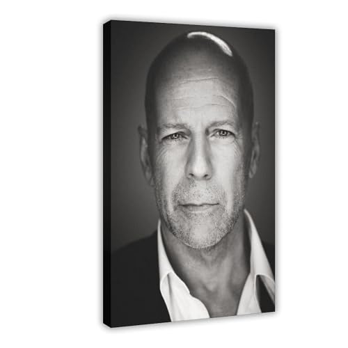 ZAQMKOL Poster mit Schauspieler Bruce Willis (19), Leinwandposter, Wandkunst, Dekordruck, Bild Gemälde für Wohnzimmer, Schlafzimmer, Dekoration, 30 x 45 cm von ZAQMKOL