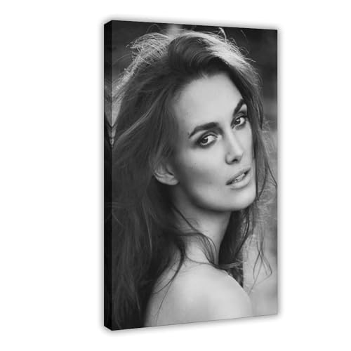 ZAQMKOL Poster mit Schauspieler-Keira Knightley (11) auf Leinwand, Wandkunst, Dekordruck, Bild Gemälde für Wohnzimmer, Schlafzimmer, Dekoration, 40 x 60 cm von ZAQMKOL