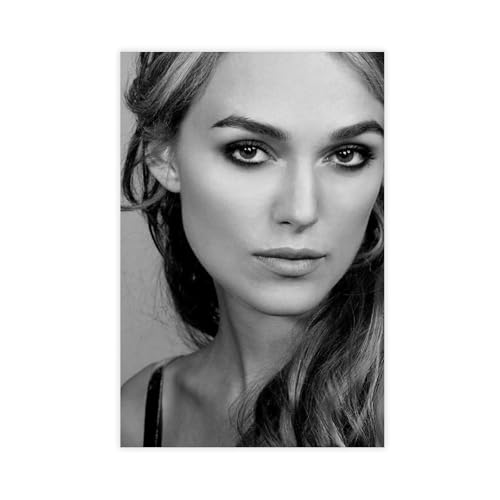 ZAQMKOL Poster mit Schauspieler-Keira Knightley (19), Leinwand-Poster, Schlafzimmerdekoration, Landschaft, Büro, Raumdekoration, Geschenk, 50 x 75 cm von ZAQMKOL