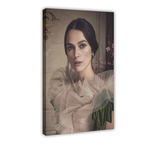 ZAQMKOL Poster mit Schauspieler-Keira Knightley (21), Leinwand-Poster, Schlafzimmerdekoration, Landschaft, Büro, Raumdekoration, Geschenk, 30 x 45 cm von ZAQMKOL