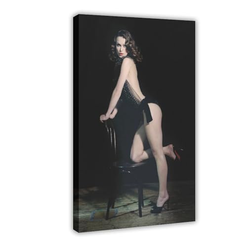 ZAQMKOL Poster mit Schauspieler-Keira Knightley (27), Leinwand-Poster, Schlafzimmerdekoration, Landschaft, Büro, Raumdekoration, Geschenk, 50 x 75 cm von ZAQMKOL